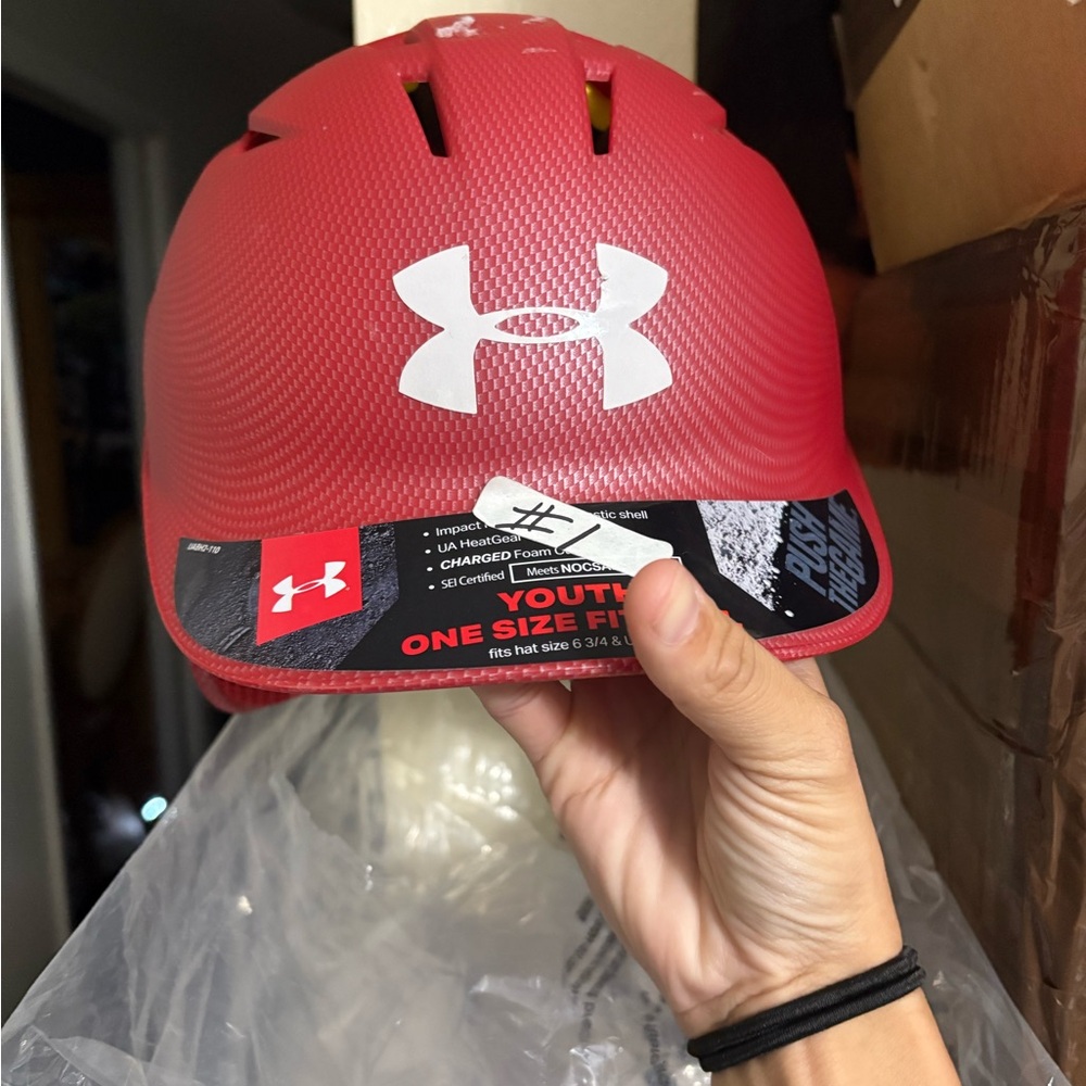 Under Armour Youth Red Sports Helmet